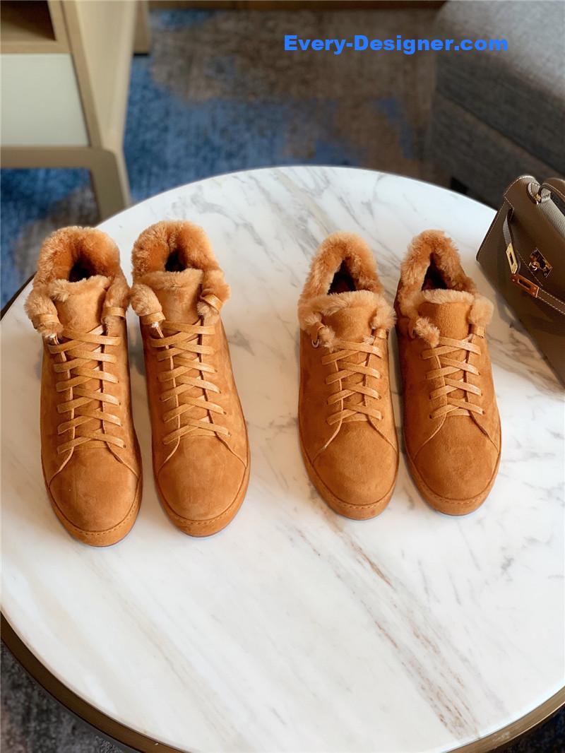 L0r0 P1ana cashmere retro casual shoes