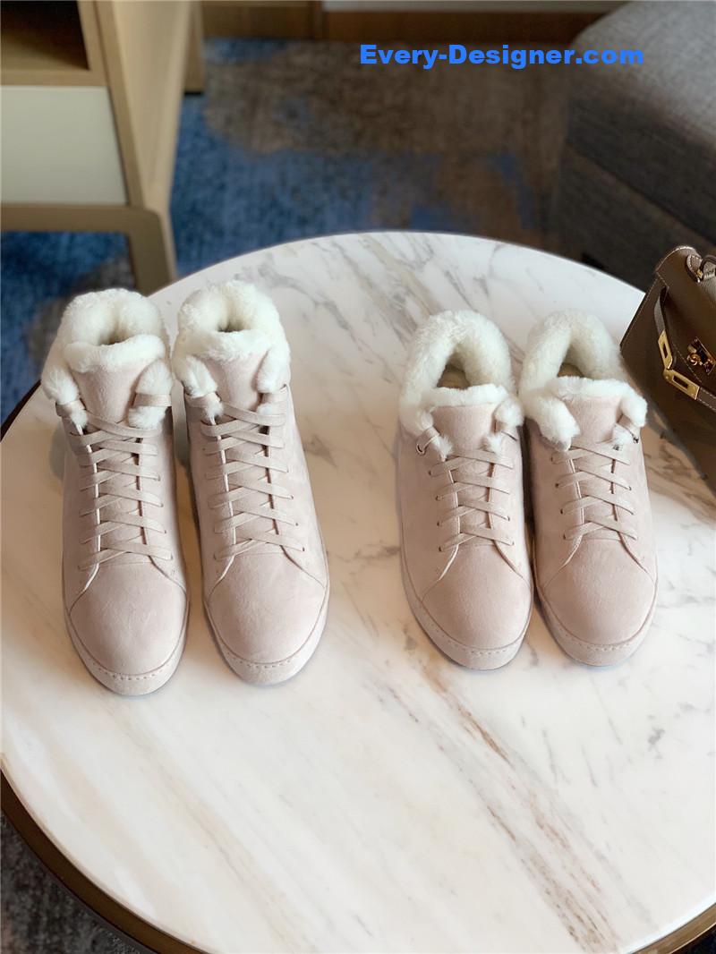 L0r0 P1ana cashmere retro casual shoes
