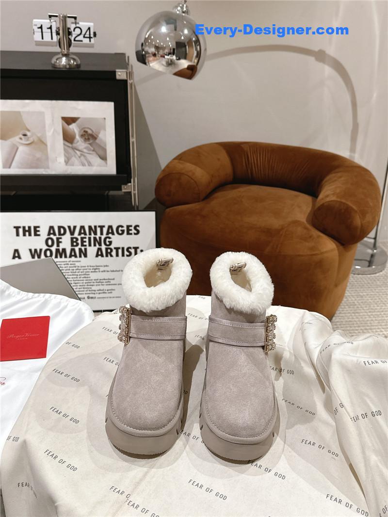 roger u1u1er viv’ shearling suede winter boots