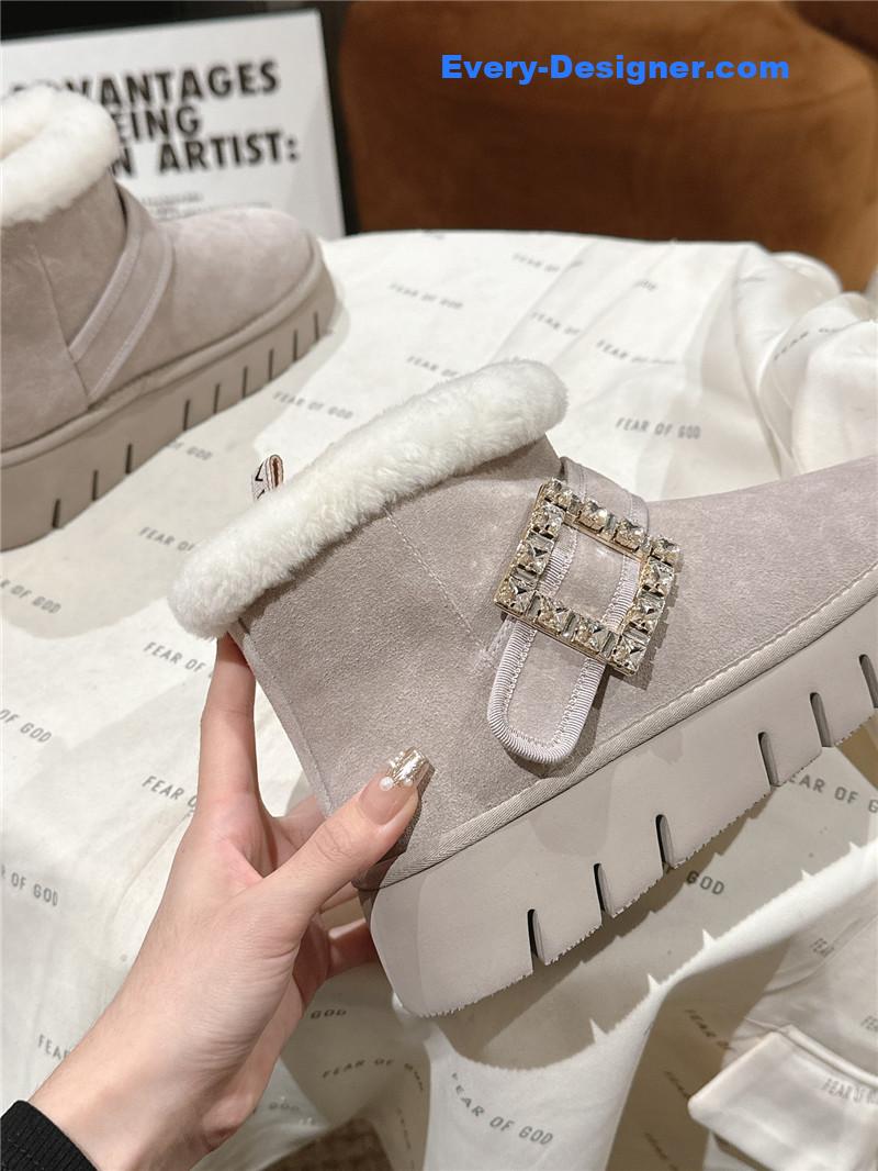 roger u1u1er viv’ shearling suede winter boots