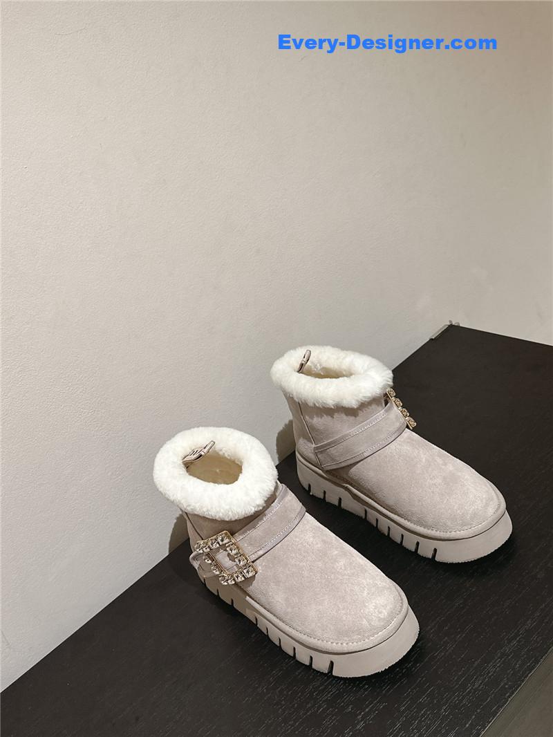 roger u1u1er viv’ shearling suede winter boots