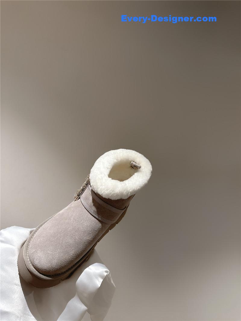 roger u1u1er viv’ shearling suede winter boots