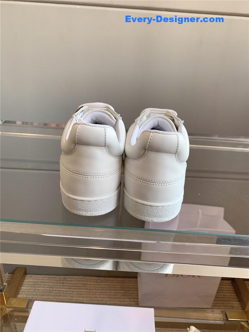 D10r cd star calfskin sneakers white