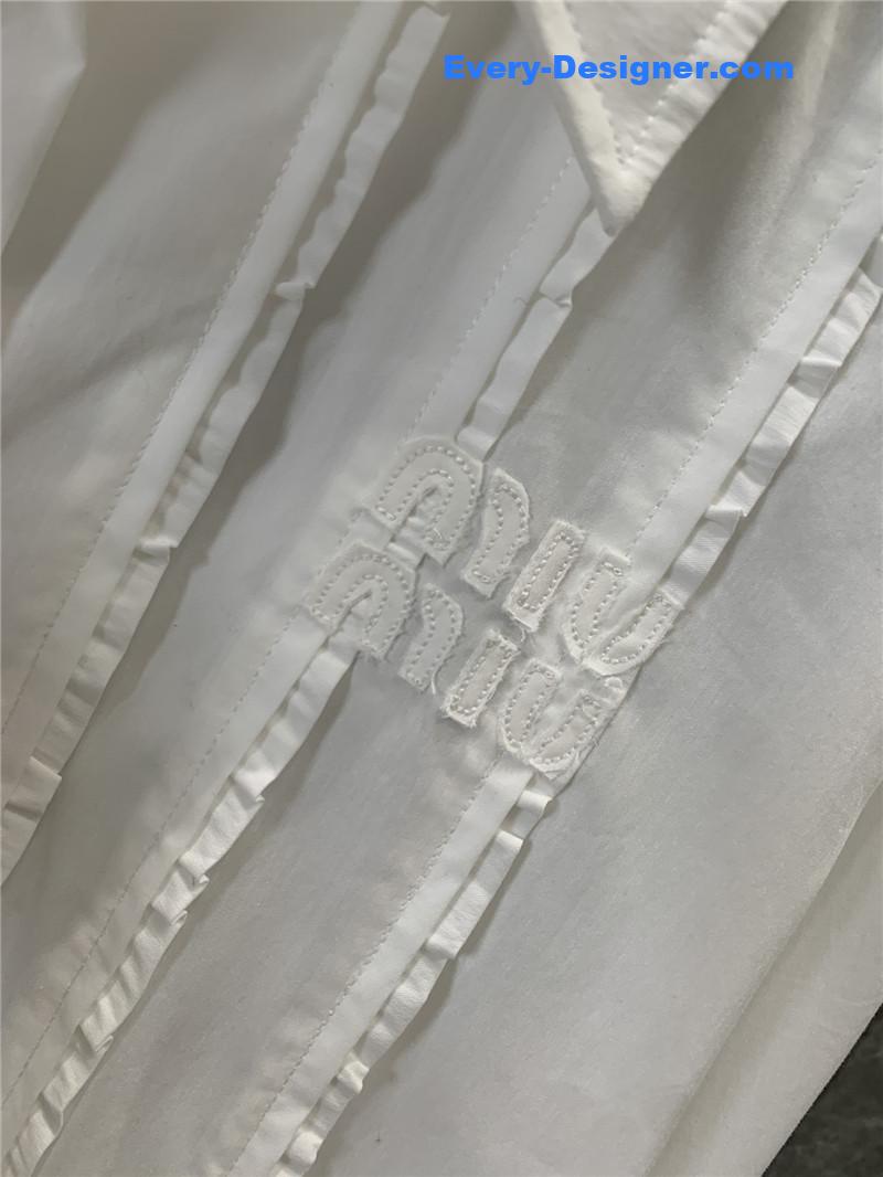 M1um1u mid-length shirt cheap replica designer clothes