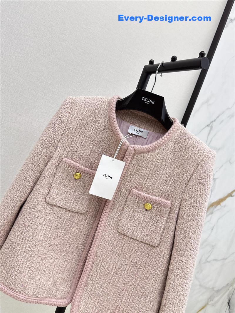 Ce1i*e pink woven jacket replica clothing sites