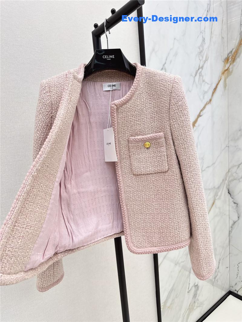 Ce1i*e pink woven jacket replica clothing sites