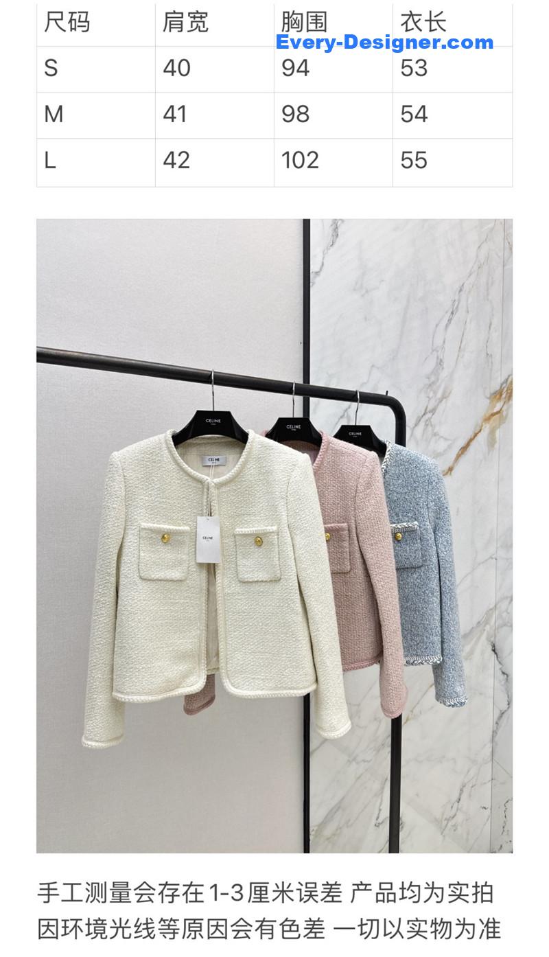 Ce1i*e pink woven jacket replica clothing sites