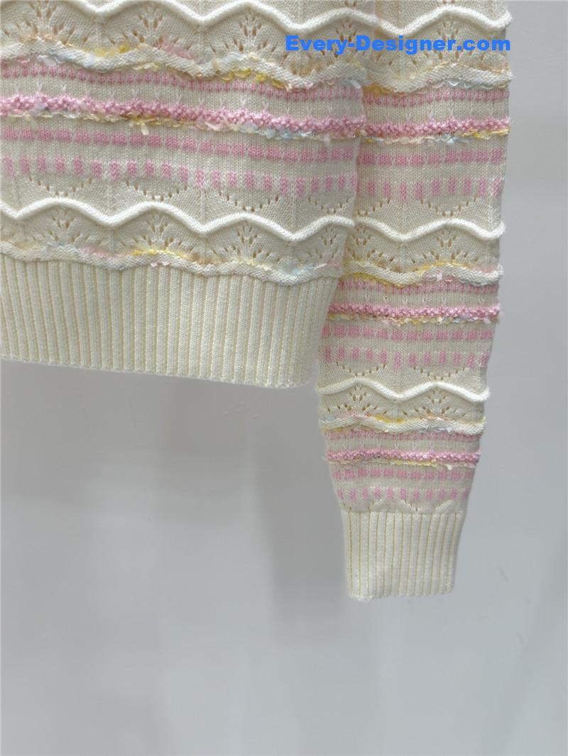 Ch**el v-neck knitted cardigan replica clothing sites