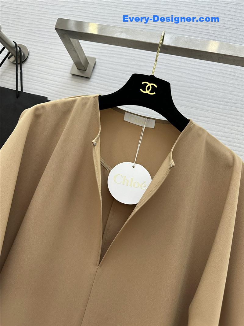 Chloé french cape dress replica designer clothes