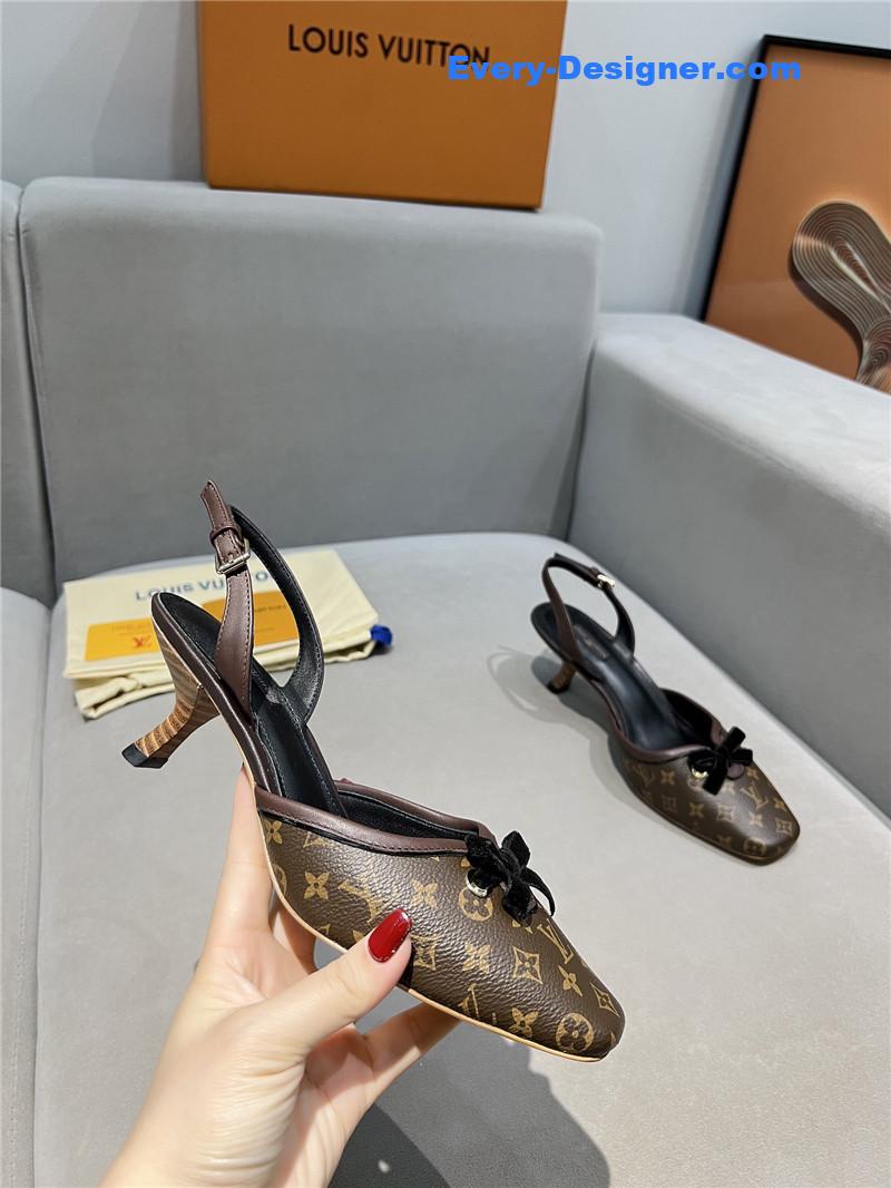 l0vis Vvtt0n neo slingbacks monogram calfskin pumps