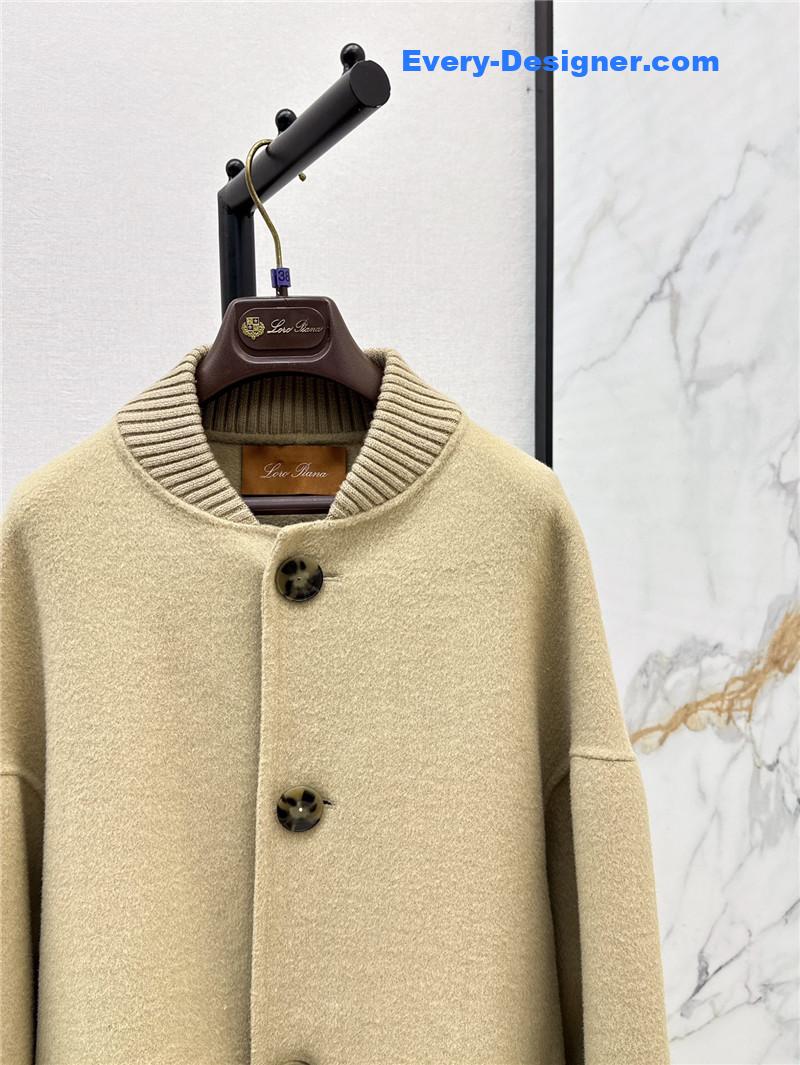L0r0 P1ana mid-length wool coat replica d&g clothing
