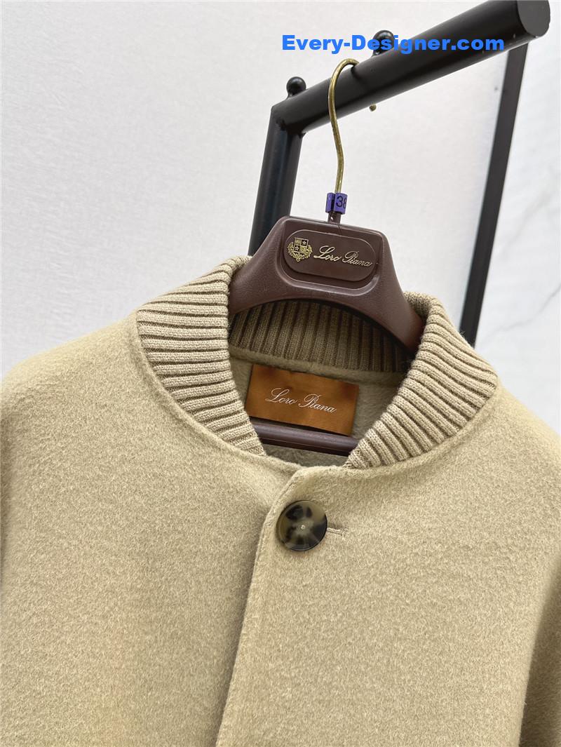L0r0 P1ana mid-length wool coat replica d&g clothing