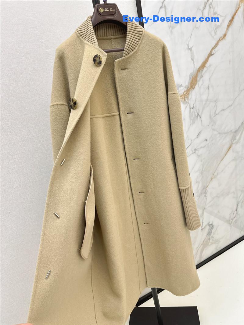 L0r0 P1ana mid-length wool coat replica d&g clothing