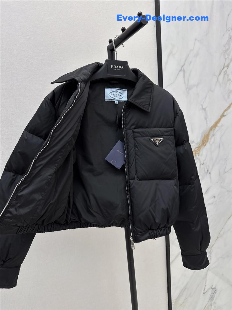 Pra*a bread short down jacket replica clothing sites