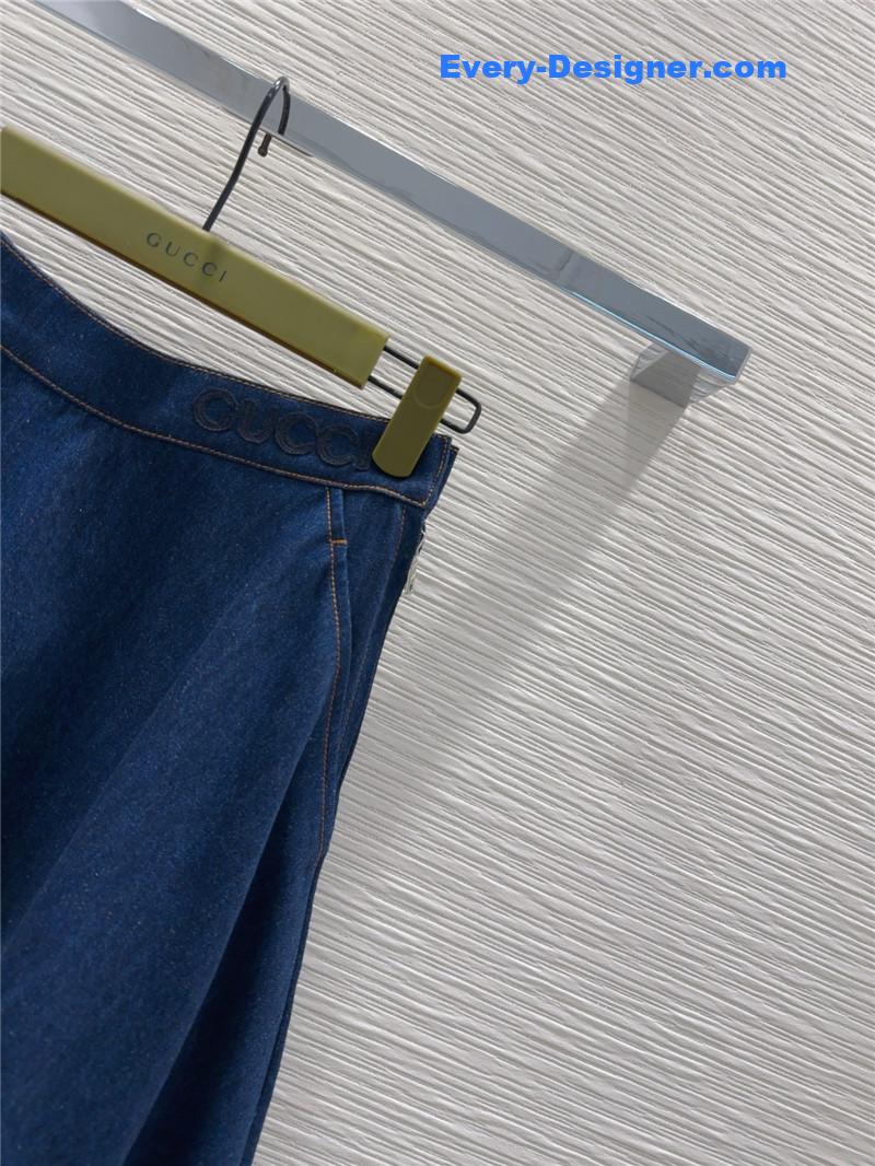 Gvc*1 denim skirt replica d&g clothing