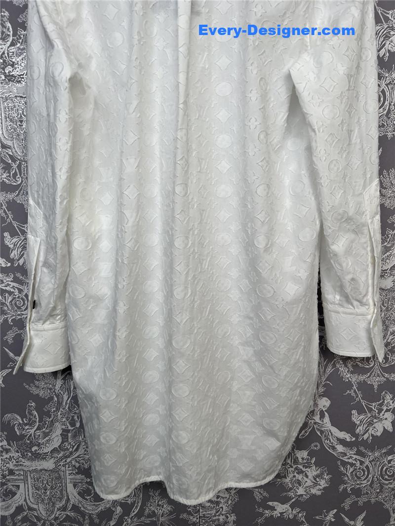 l0vis Vvtt0n lv jacquard long shirt replica d&g clothing