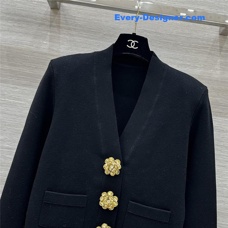 Ch**el v-neck cardigan replica clothing sites