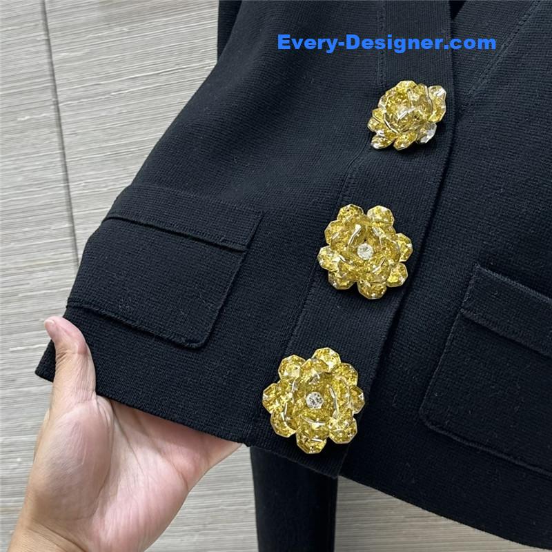 Ch**el v-neck cardigan replica clothing sites