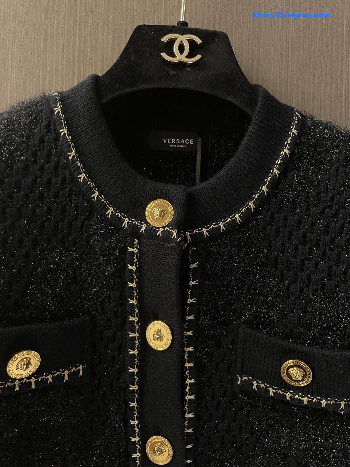 Ce1i*e navy ribbed vareuse sweater