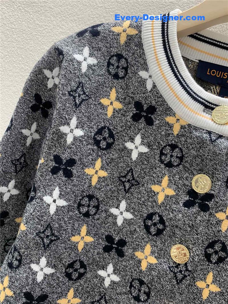 l0vis Vvtt0n kaleidoscope cardigan grey