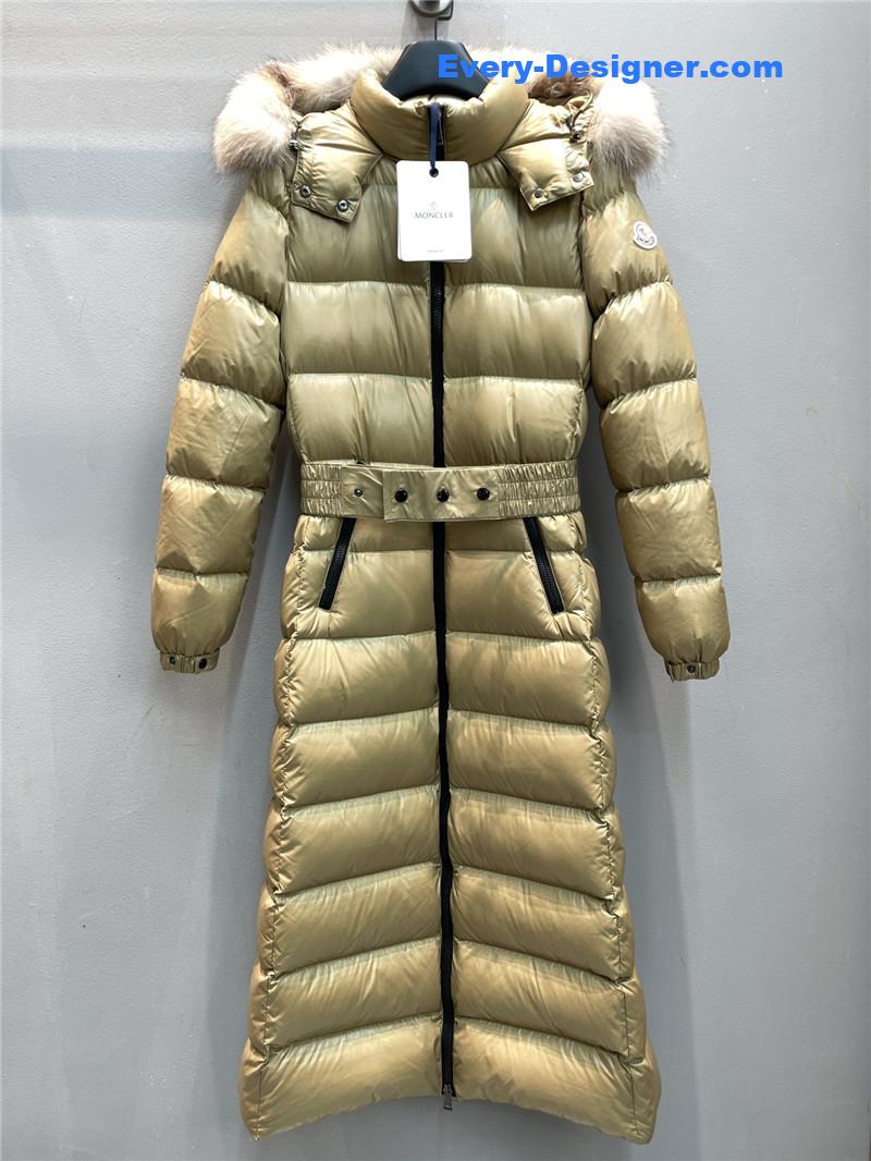 Moncler long down jacket