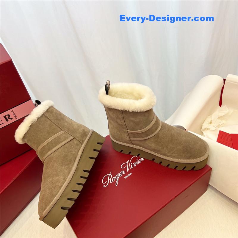 roger u1u1er viv’ winter suede ankle boots