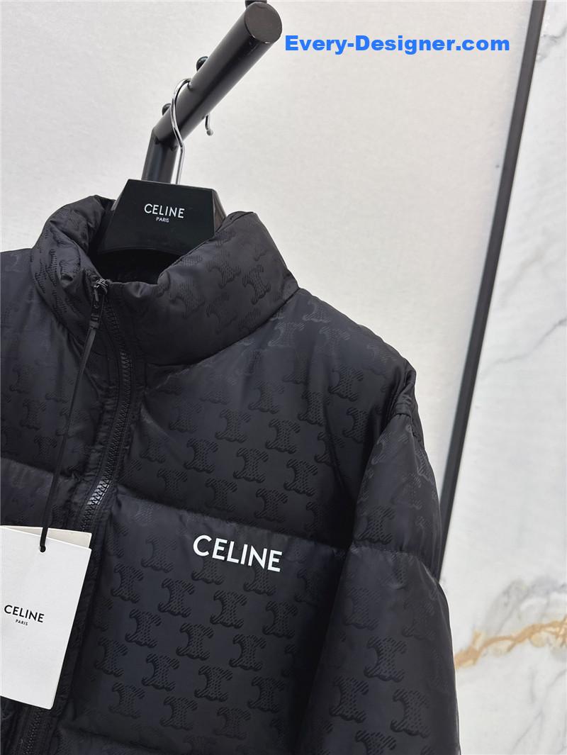 Ce1i*e stand collar down jacket