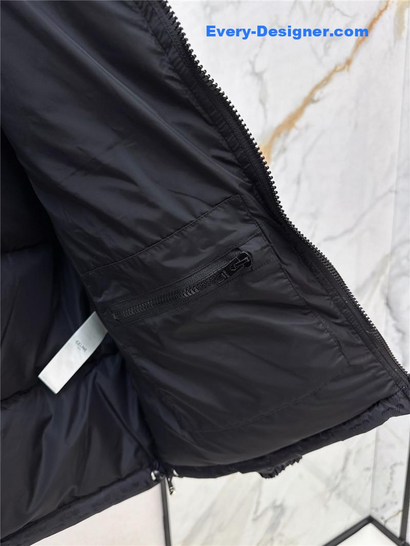 Ce1i*e stand collar down jacket