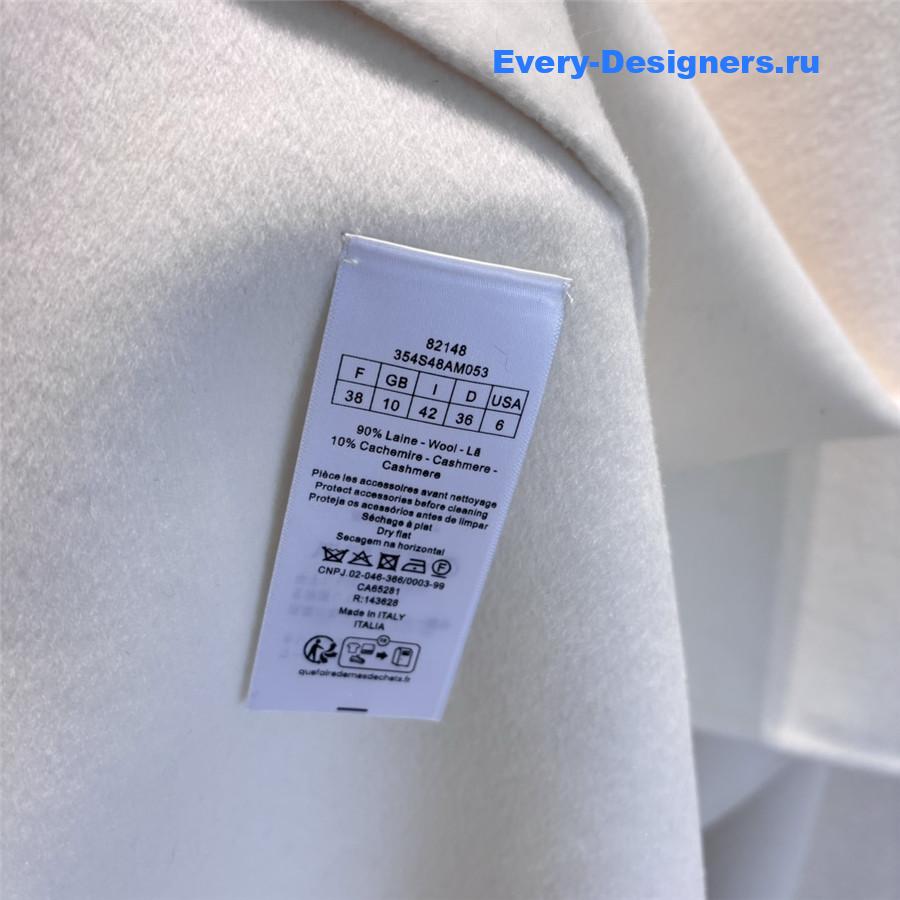 D10r cashmere buttoned cape