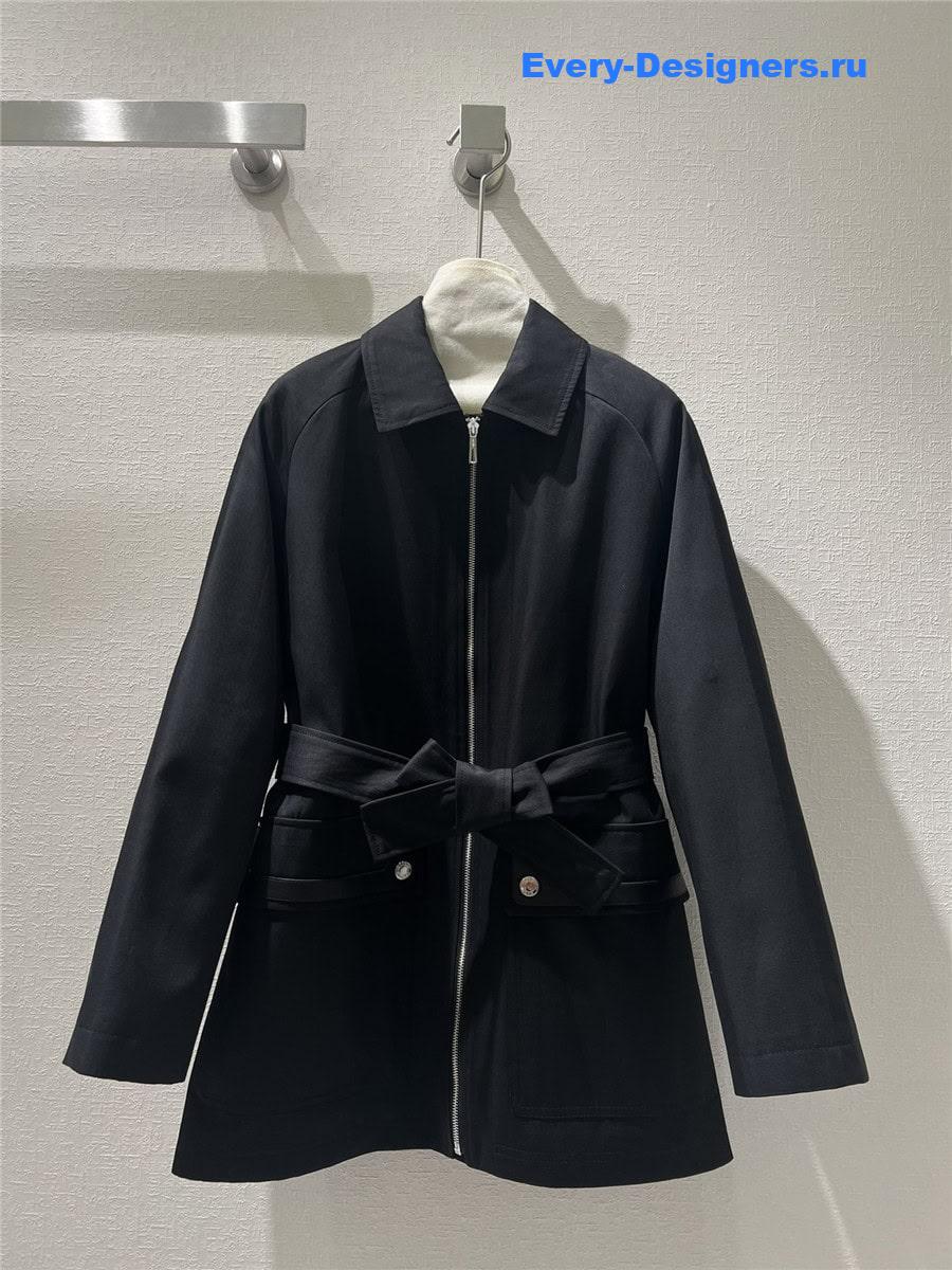 H**me5 waist trench coat
