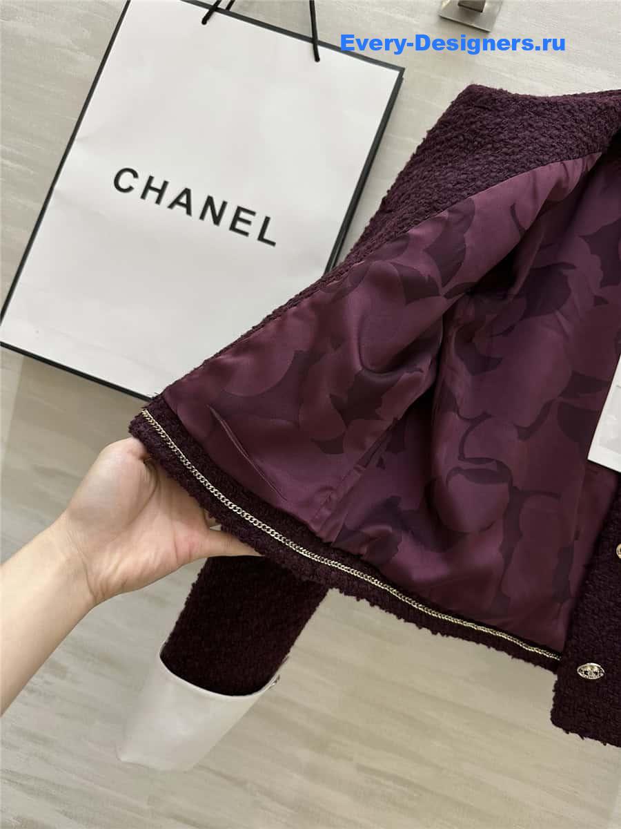 CC soft tweed jacket