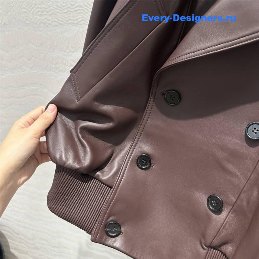 L0ew* leather jacket