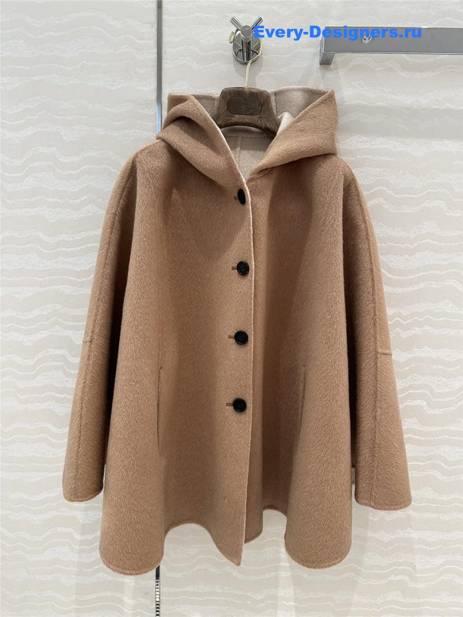 L0r0 P1ana cashmere shawl cape