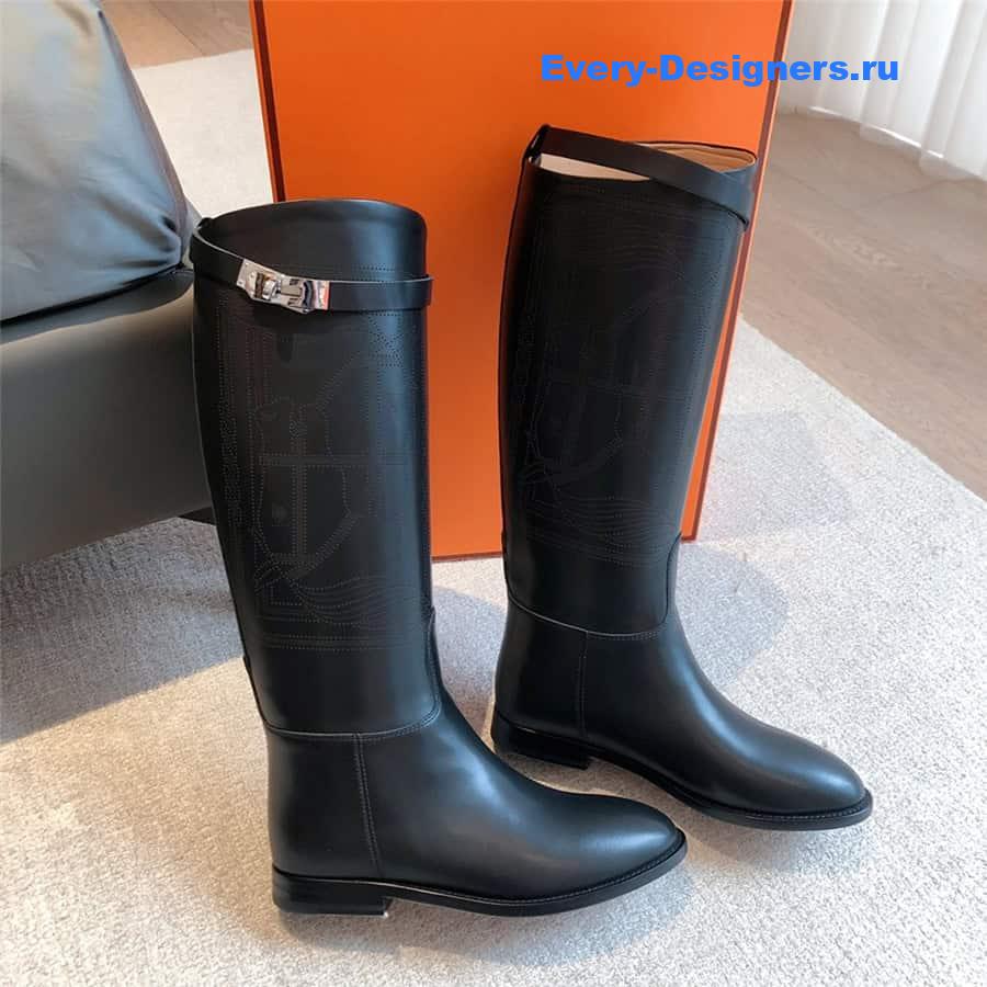 H**me5 jumping boots black
