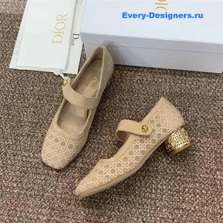 D10r mary jane nude transparent mesh pumps