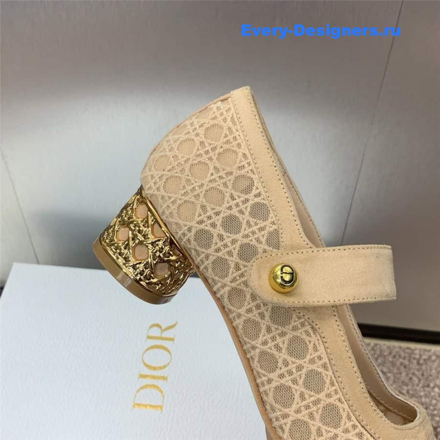 D10r mary jane nude transparent mesh pumps