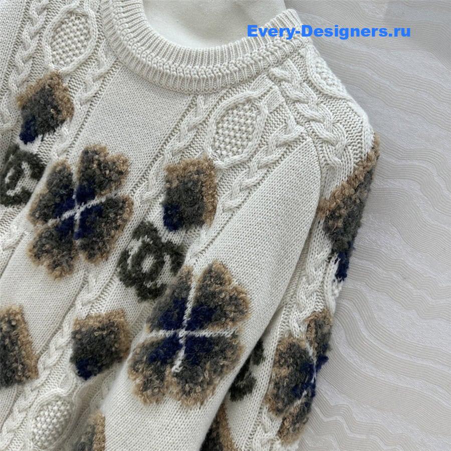 CC Ski Knit Sweater White