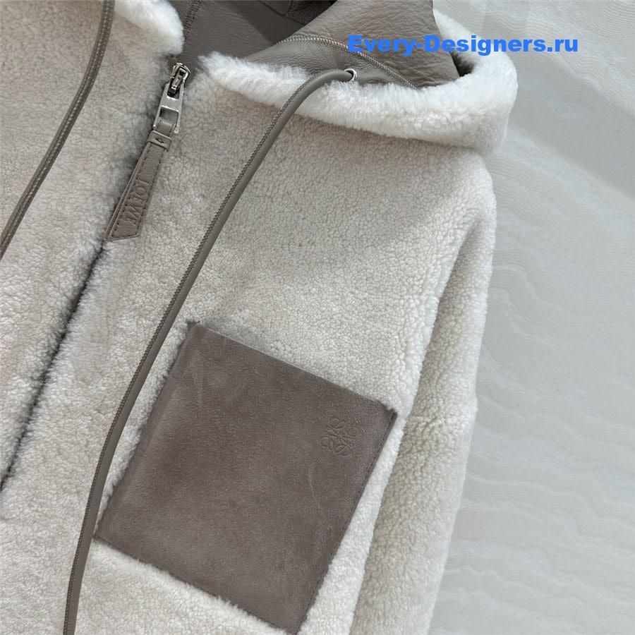 L0ew* lamb fur coat