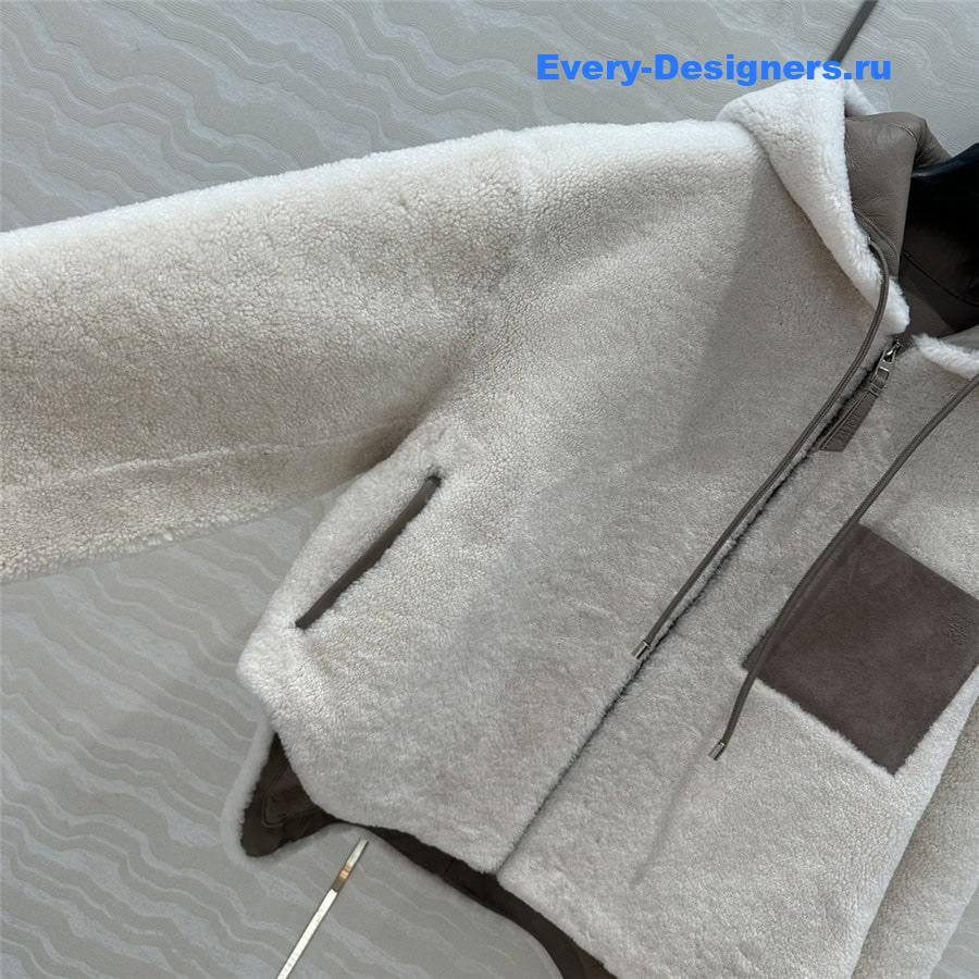 L0ew* lamb fur coat