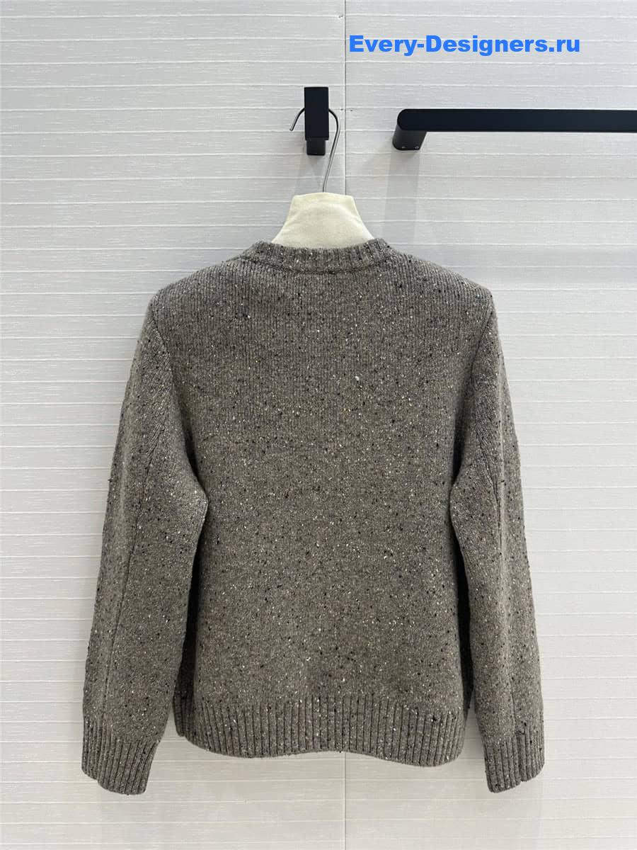 b0tt*ga Ven*ta wool blend sweater taupe