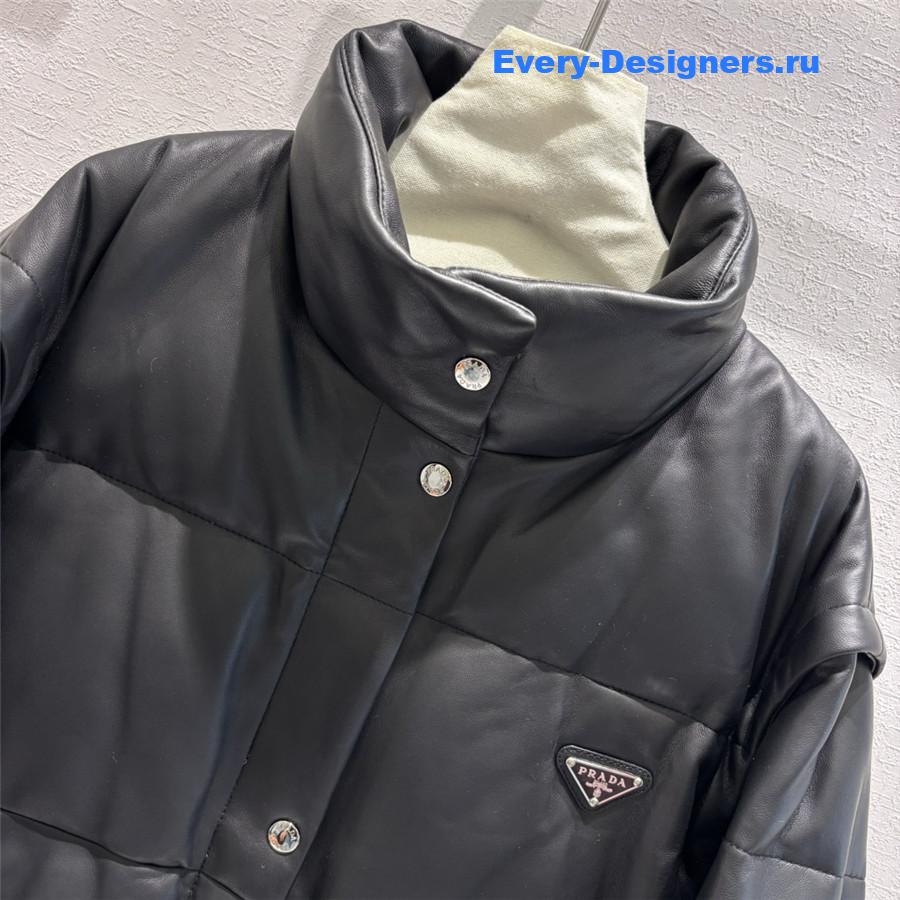 Pra*a sheepskin down jacket