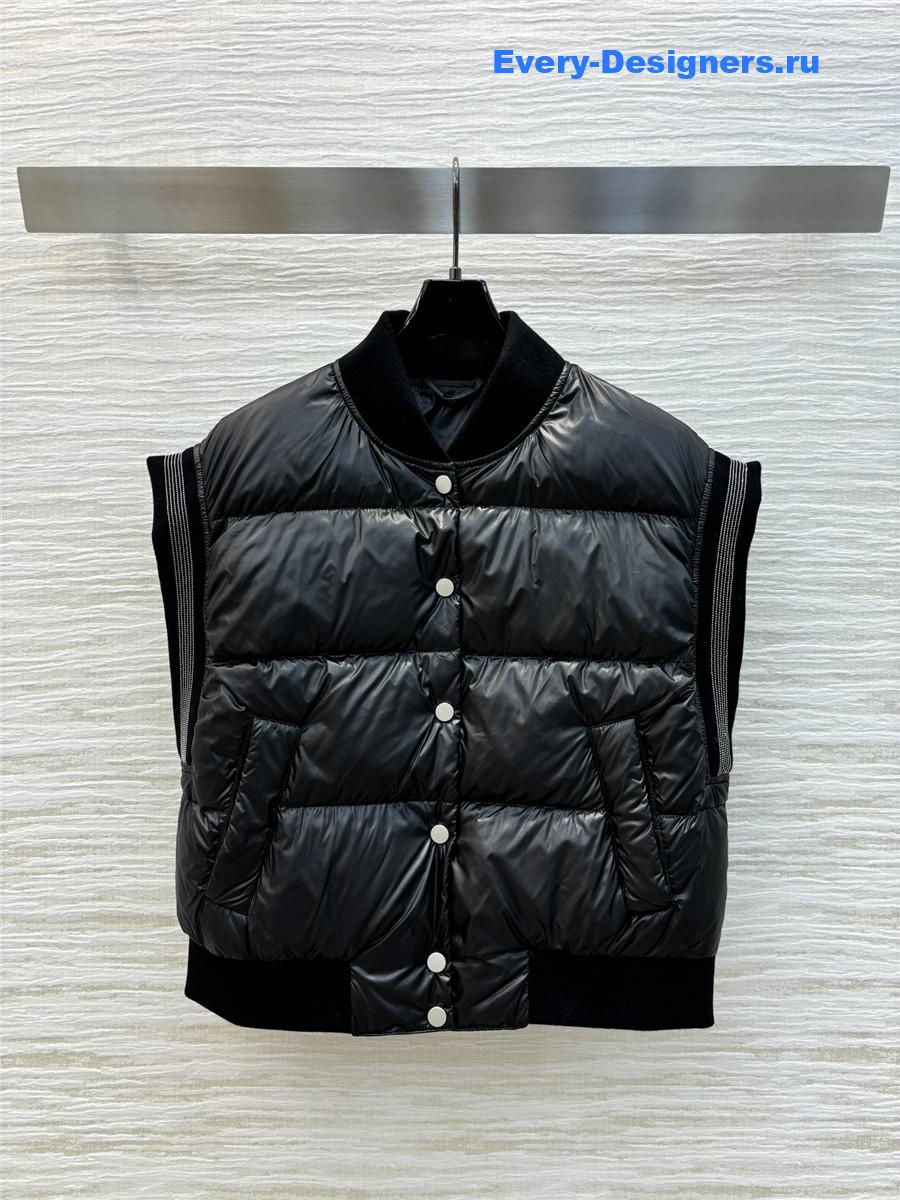 BC ribbed down vest
