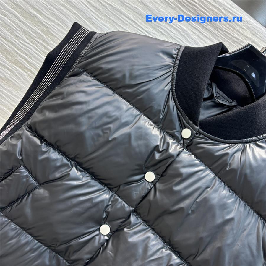 BC ribbed down vest