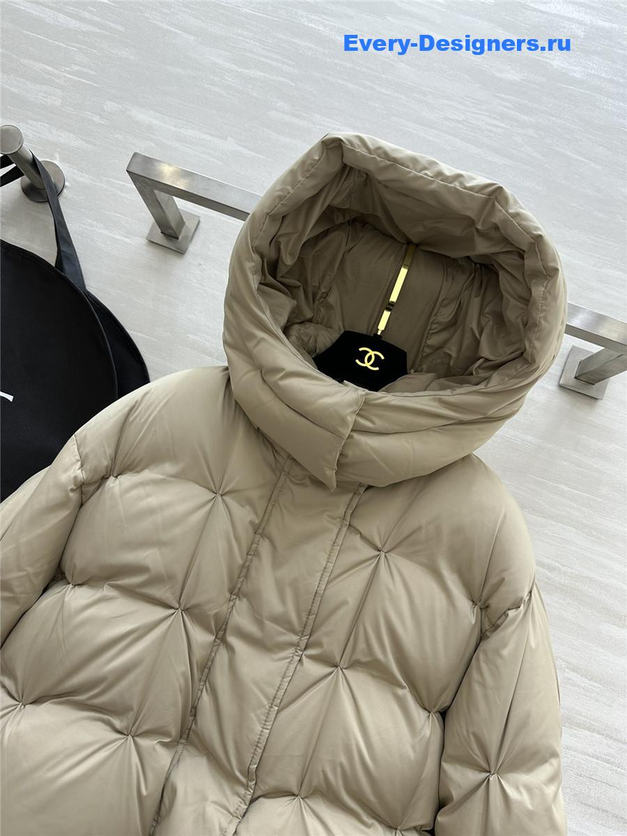 L0ew* minimalist hooded down jacket
