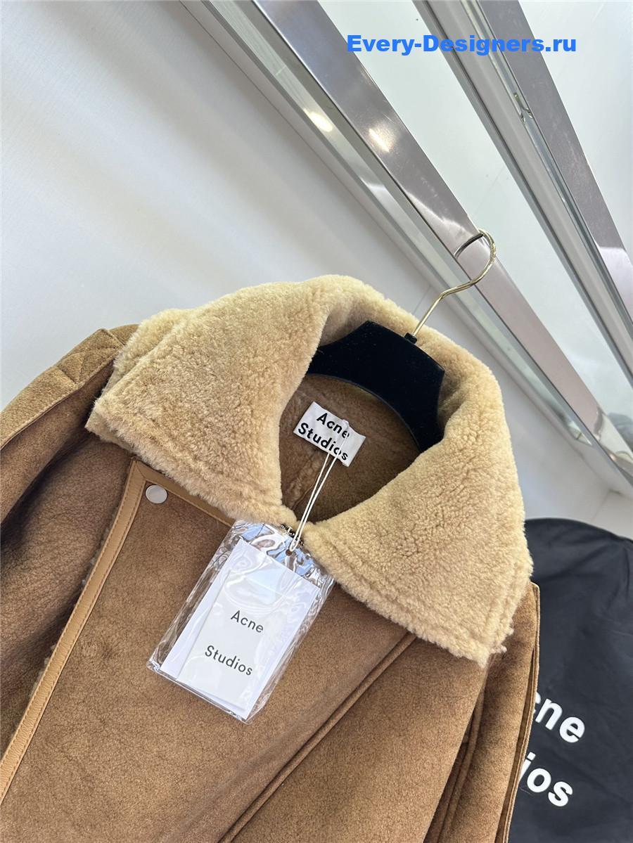 Acne studios shearling coat