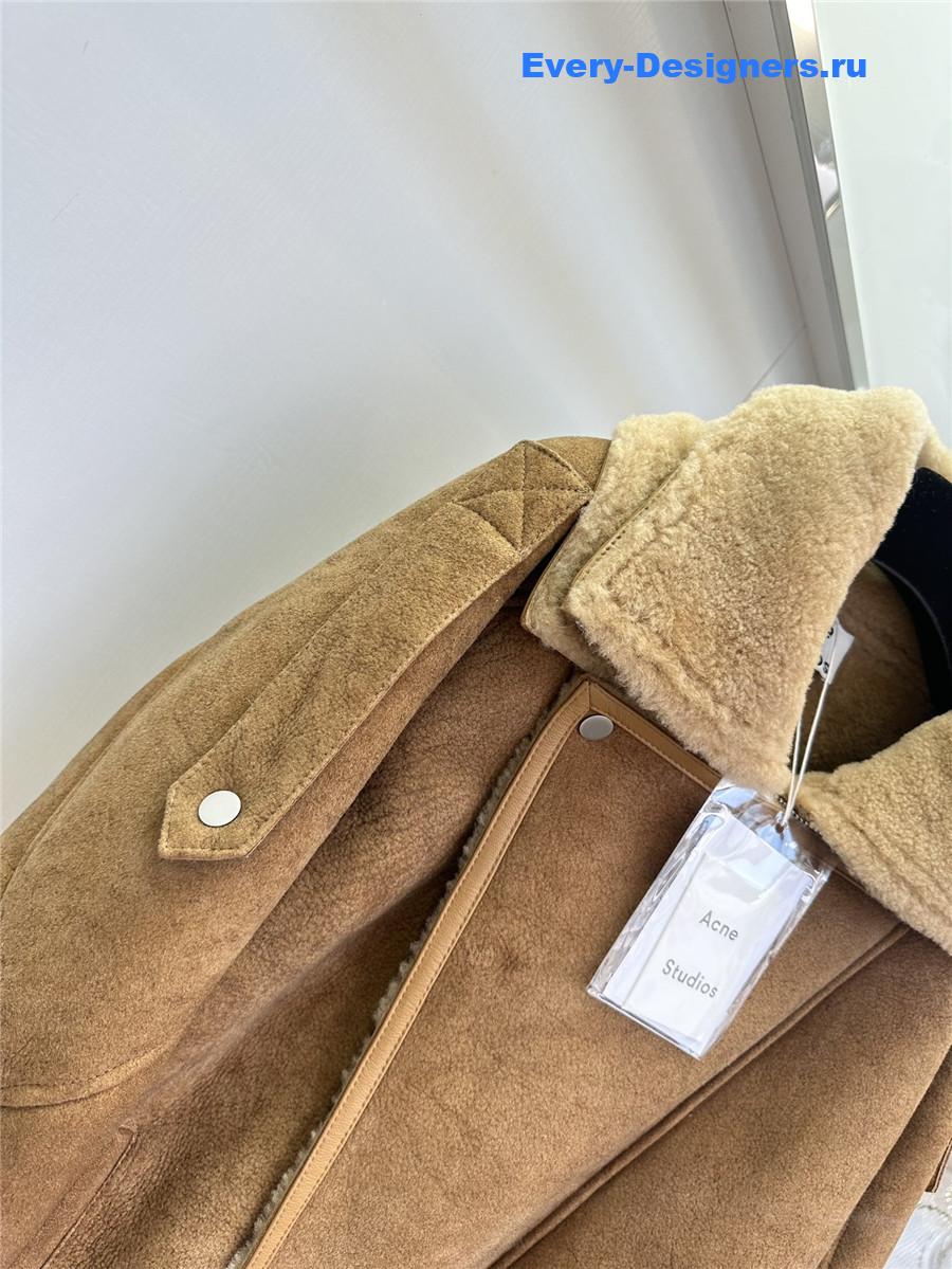 Acne studios shearling coat