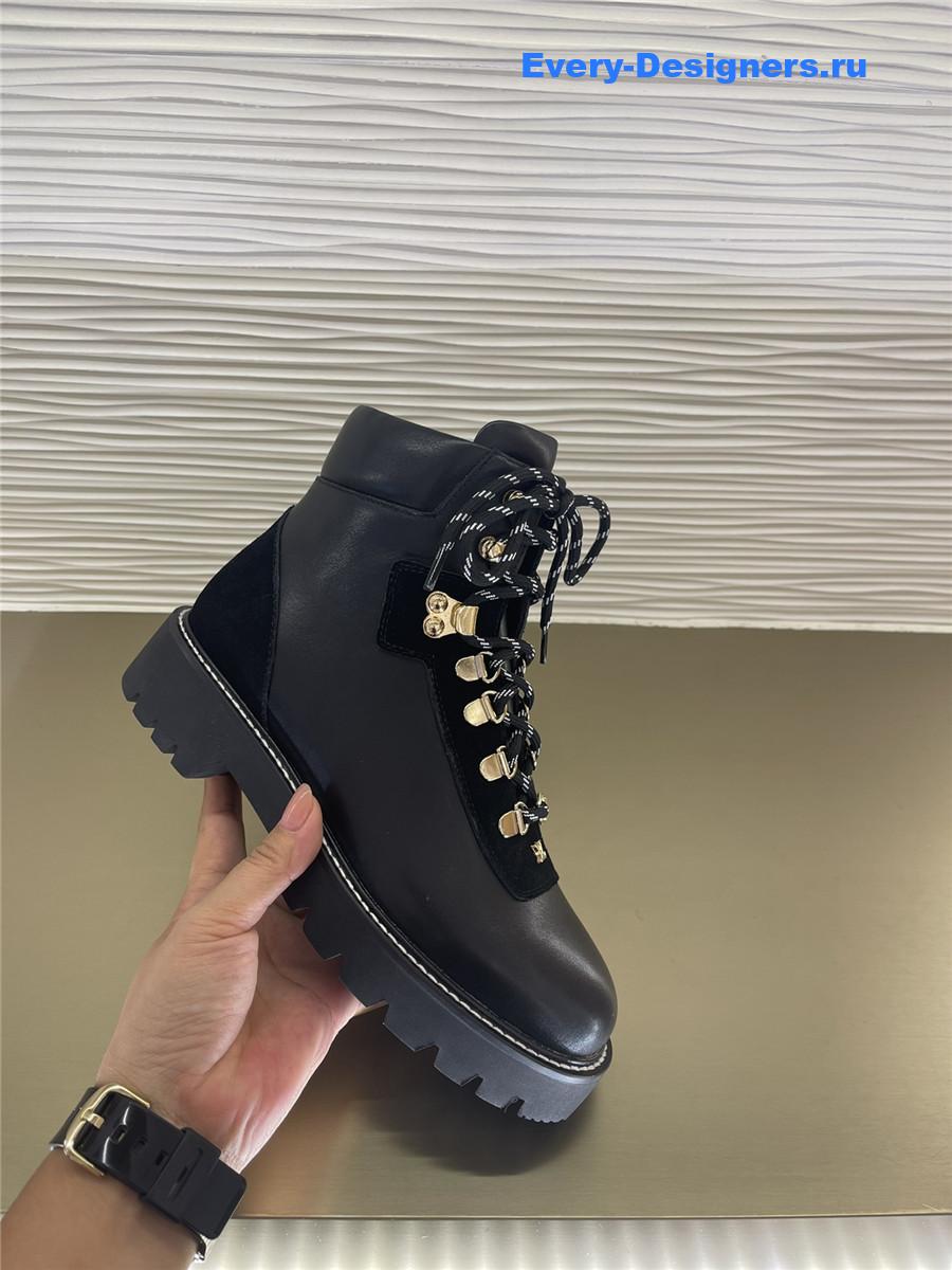 l0vis Vvtt0n territory flat ranger boots black