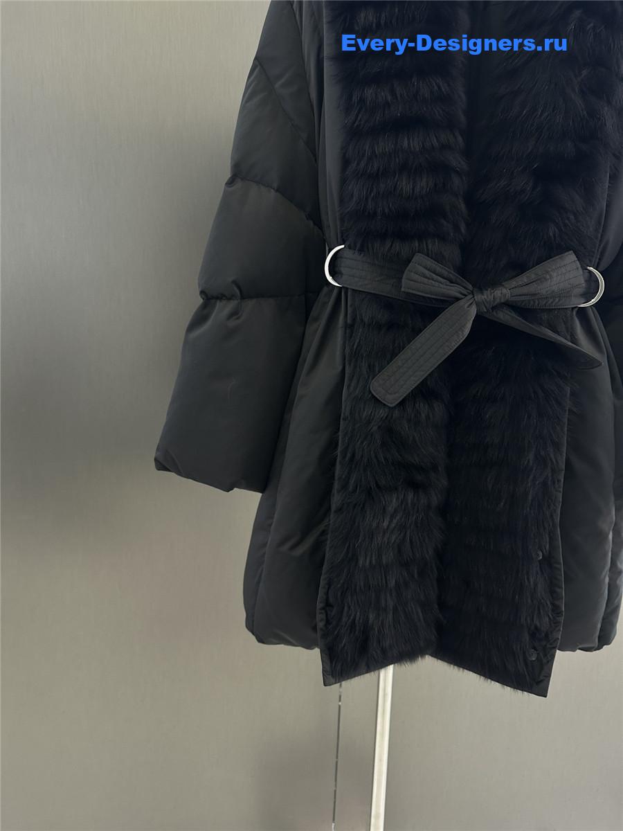 Vanitoo Novem Medium Fur Trim Puffer Coat