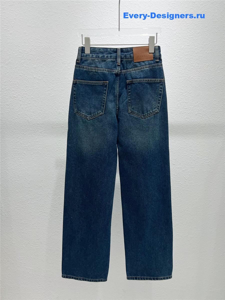 a1exa*der Mcqv*en straight jeans