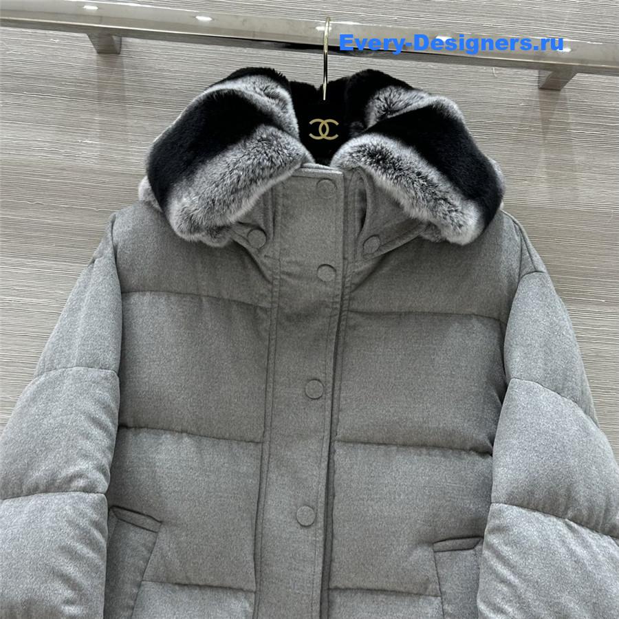 L0r0 P1ana wool and cashmere down jacket
